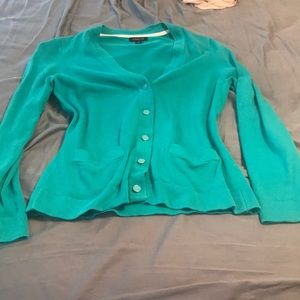 Lands’end button down cardigan medium